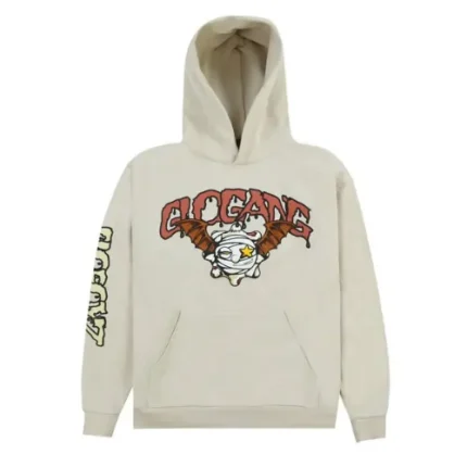 Glo Bat Mummy Ivory Hoodie