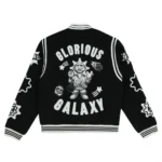 Glorious Galaxy Varsity Jacket (Black)