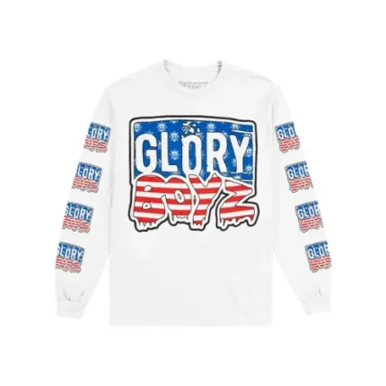 Glory Boyz Long Sleeve White Tee