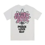 Peace Love Glo White Tee