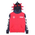 Almighty II Gang Full Zip Hoodie (Red/Navy)