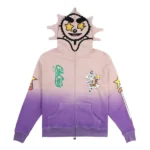 Death And Glory Full Zip Hoodie (Purple)