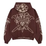 Ed Hardy x Glo Gang Glo Dagger Full Zip Hoodie