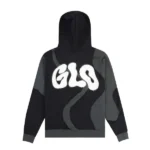 Glo Gang Curve Cut Full Zip Hoodie (Black)