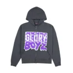 Glory Boyz Zip Up Hoodie (Black)