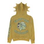 Glo Gang Renegades Full Zip Hoodie Olive