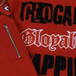 Glo Gang Cappin Red bomber jacket