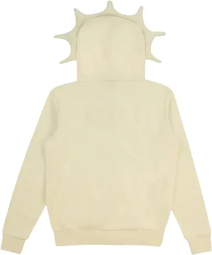 Glo Gang Hoodie Full Zip Beige