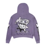 Glo Gang Sun Child Flag Hoodie (Purple)