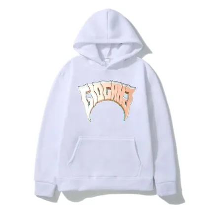 Glo Gang White Hoodie