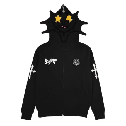 Glo Man Hoodie Black