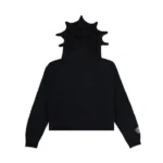 Glo Gang Blackout Rhinestone Full Zip Hoodie (Black)