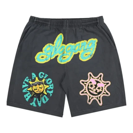 Glo Gang Have A Glory Day Shorts (Black)