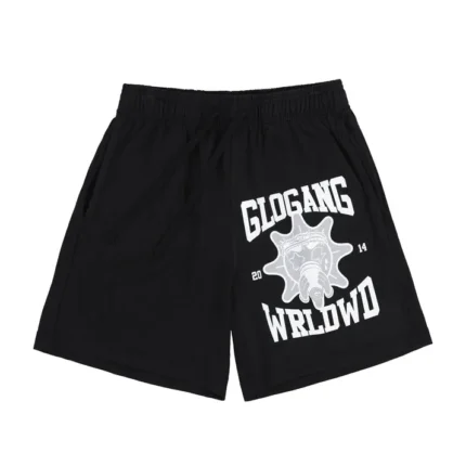 Glo Gang Worldwide Shorts (Black/White)