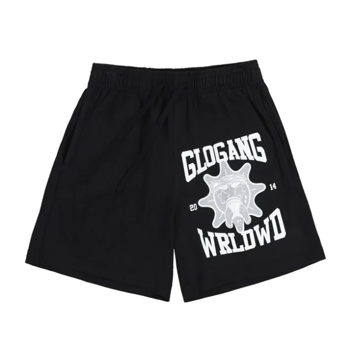 Glo Gang Worldwide Shorts (Black/White)